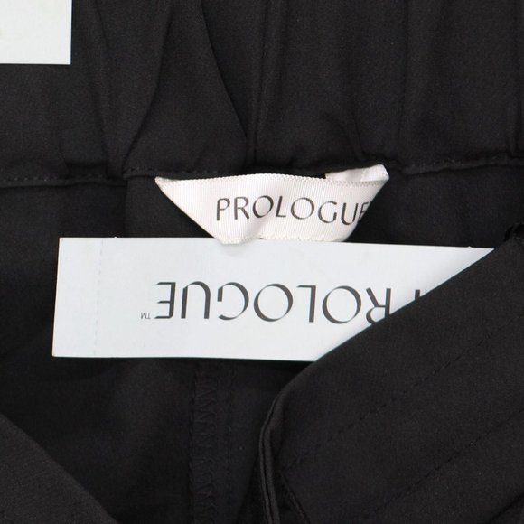 NWT Prologue Women's Straight Leg Cuffed Lounge Pants 551785 S Black - Picture 3 of 4